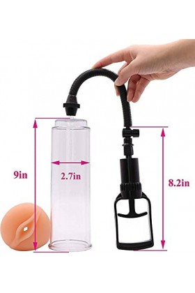 Erection Hanal avec Pompe Pompes à pénis de Vide pompe pennis Sèxtôyse plaisir Pê~NIS pompe a pennis grand Développeur à Homm
