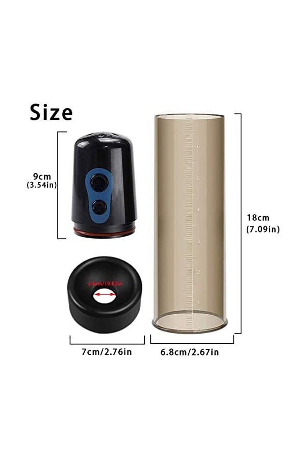 Hanal pompe a pennis de Développeur Erection électrique manchon dexercice Sèxtôyse plaisir Pompes à pénis pompe pennis Pê~NI