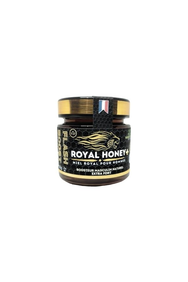 Miel Aphrodisiaque Pour Homme | Stimulant Naturel | Endurance | Tribulus | Maca | Ginseng | Gingembre | Performances Masculin