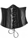 Latex 100% Caoutchouc Femmes Ceintures Noires Corset Entraînement Taille Formateur 1mm,Noir,3XL