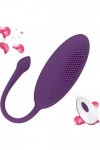 12 Modes Sex Toyspour pour Couple Oeuf Vibrant Connecté Telephone longue Distance, Sexes Plaisir Femme Mini Vibromasseurs Fem