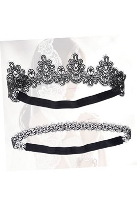 GALPADA 6 Pièces Jarretière De Mariée Jarretelles en Dentelle Extensible Jarretière De Mariée Accessoires De Mariage Jarretiè