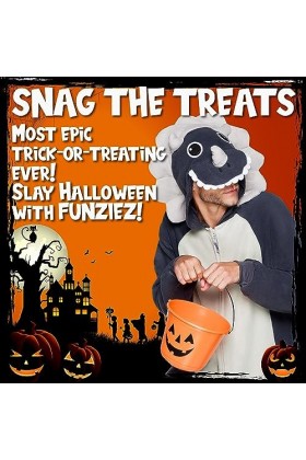 Pyjama tricératops argenté, unisexe, pour adulte, costume d’Halloween - gris - Large