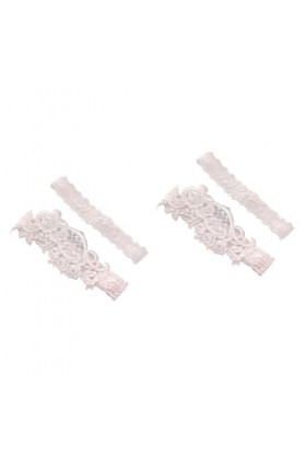 GALPADA 2 Paires De Jarretelles De Mariée Jarretières De Mariage Jarretelles Florales Porte-Jarretelles De Mariage Fleurs Bla