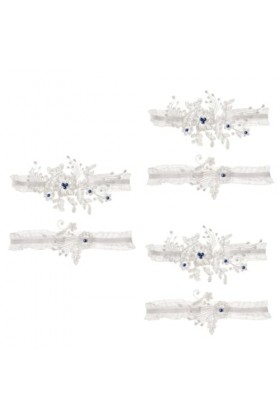 GALPADA 3 Paires De Jarretelles en Dentelle Florale Jambe en Dentelle Jambe Unique Ceintures De Grande Taille pour Femmes Jar