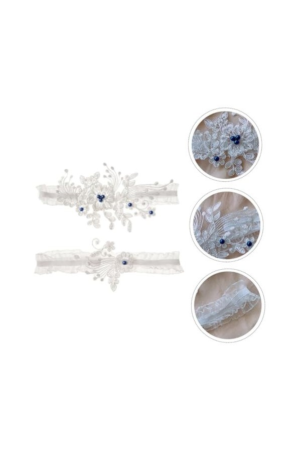 GALPADA 3 Paires De Jarretelles en Dentelle Florale Jambe en Dentelle Jambe Unique Ceintures De Grande Taille pour Femmes Jar