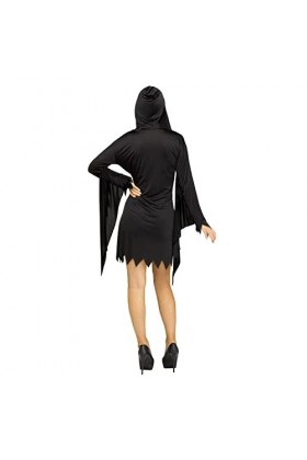 Fun World Costume glamour pour adulte, visage de fantôme, taille S