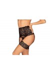 Selente Love & Fun, délicat porte-jarretelles pour femme dans une superbe boîte cadeau, Noir-large-dentelle, M/L