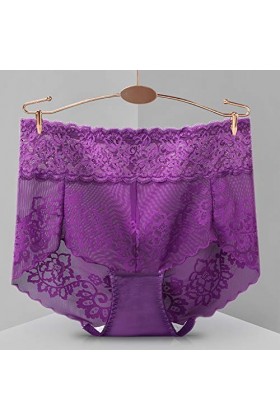 FGUUTYM Body Lingerie Femme Datei Plus Taille Culotte Taille Basse Lingerie Sexy Homme, lilas, L