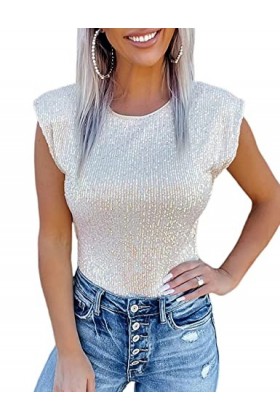 SEBOWEL Bodys Femme sexy en maille fine Combinaison à Body à manches courtes Bodysuit Clubwear