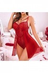 Body Femme Sexy Chic Lingerie Femme Dentelle Florale Sensuelle Teddy Sexy Lingerie Coquine Bodusuit Ensemble Lingerie Sexy Fe