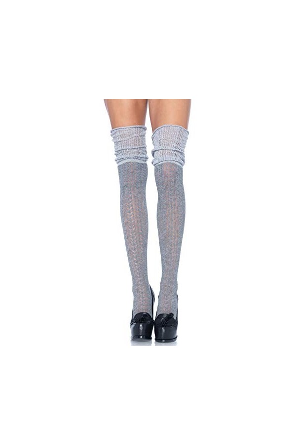 Leg Avenue Chaussettes Longues Pointillé Taille Unique Ivoire