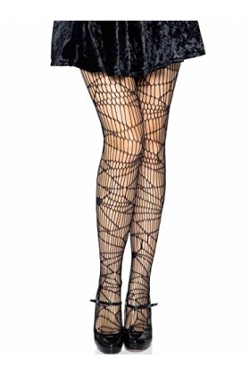 Leg Avenue la Distressed Net Collants Résille Noir Taille Unique