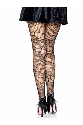 Leg Avenue la Distressed Net Collants Résille Noir Taille Unique