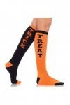 Leg Avenue 5607 Chaussettes Hautes Trick or Treat avec Bord Elastique Taille Unique 34-40