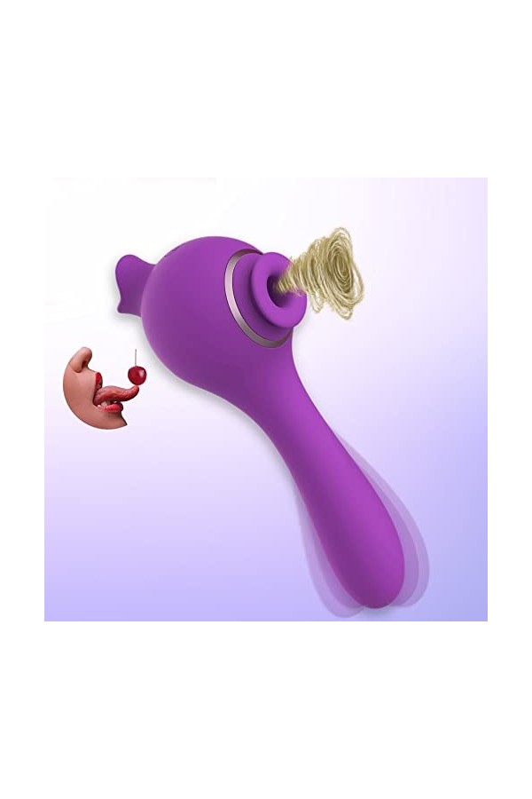 portable Vibrømásseúrs Fěminin va et vient 3 en 1 Clîtôrîdien Súcëúr Fémînîn Sṭiṃulateur Clîtórîdiẹñ 10 * 10 * 10 Modes, mass