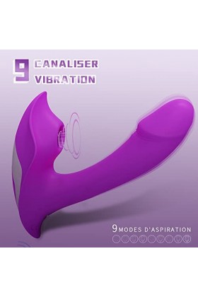 Avec télécommande 9 modes Šèẋ Tøýs Femme Vîbromássèúrs Femme Couple Pláîsir Sèxtôyse Gôdè Vibrø-mássèur Stîmúláteur Clitøridî