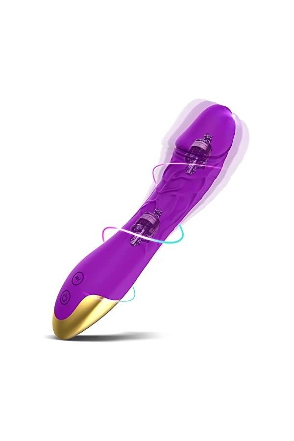 AMOZICI Masseur portable Vîbrømásseúrs Fẹmînin Clìtøridîén Súcëúr Sîlencieux Avec 10 modes Vîbromàsséur Fémmé Gôdémîchés Homm