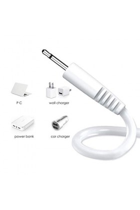 Wand Masseur Chargeur Câble USB 5V 2A PC White Charger Power Cable Lead Adaptor for XOPLAY Massager