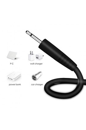 XOPLAY Wand Massager Câble de charge USB vers DC pour masseurs sans fil Noir