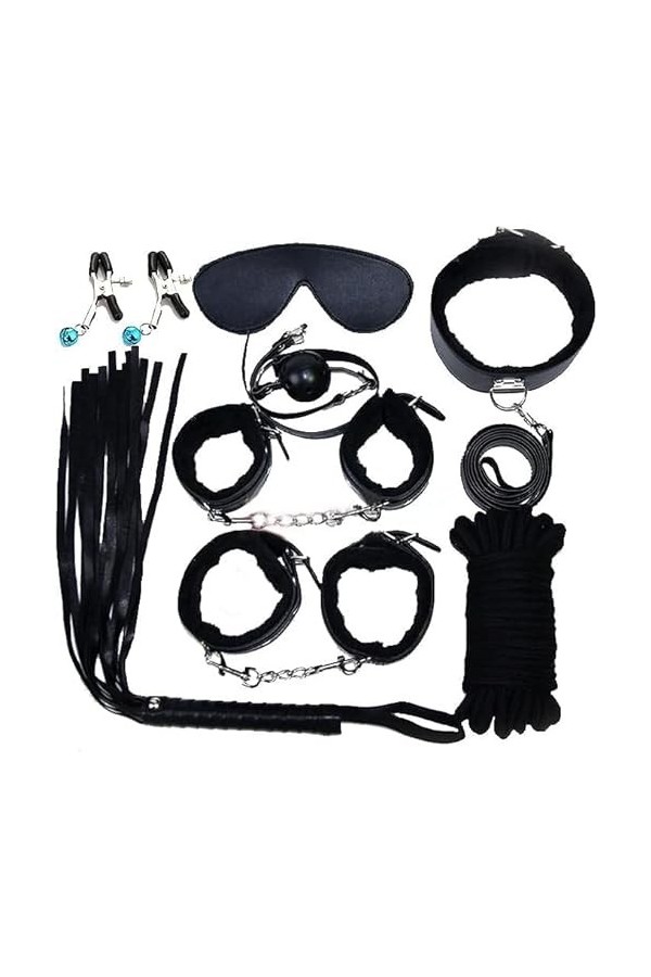 7pcs Bondage Sm Cosplay pour Couple Coffret de Sextoys Purple Appetizer KJ5