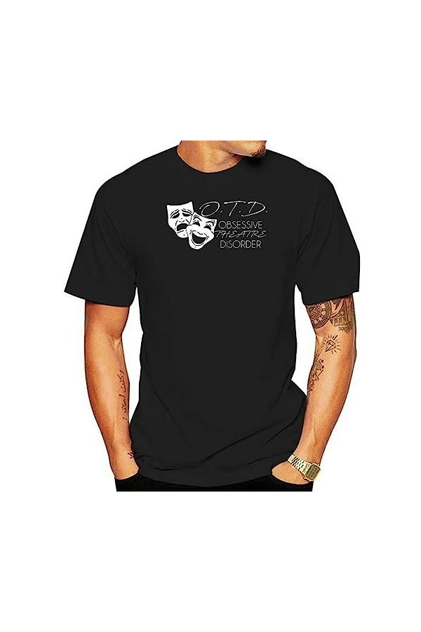 GOFI OTD Obsessive Theatre Disorder T-Shirt Thespian Broadway Acting Black XXL