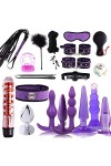  Ensemble de 21 pièces Coffret de jeu violet Coffret de Noël Décoration Cosplay Fun Set -386 violet 2 