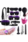  Ensemble de 21 pièces Coffret de jeu violet Coffret de Noël Décoration Cosplay Fun Set -386 violet 2 