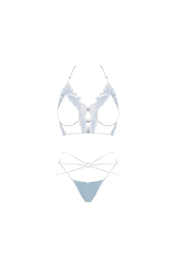 Obsessive Deilana 2 PCS Set Blue Blue S