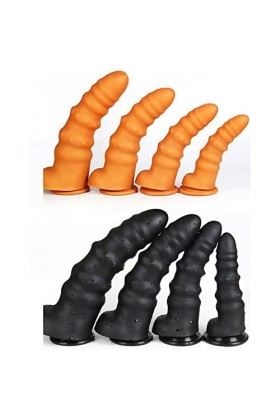 Baguette de massage au fil élastique surdimensionnée en silicone souple noir et or disponible en quatre tailles,Dor,L