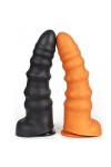 Baguette de massage au fil élastique surdimensionnée en silicone souple noir et or disponible en quatre tailles,Dor,L