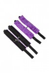 11 Piece Black and Purple Plush Bedding Set Couple Bundle Hands and Feet for Couples Ensemble de literie en peluche noir et 