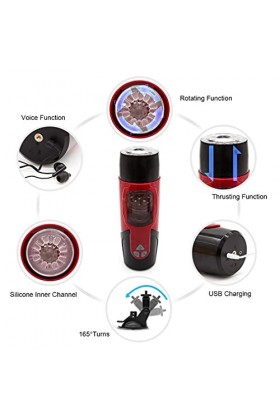 ARKNAV Masturbateur Va Et Vient Multifonction Sextoyse Plaisir Electrique Masturbâteur Mains Libres Va Et Vient Automatique M