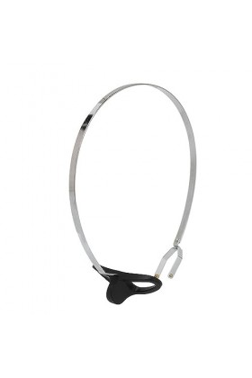 Bandeau Découteurs à Conduction Osseuse en Acier Inoxydable pour écouteurs 2 et 3 Broches, Compatible avec les Audiomètres-b