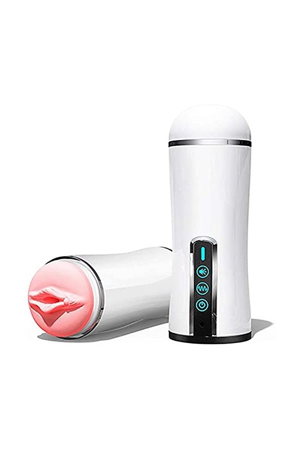 Cup Mâsturbatéur Homme automatique Electrique Va Et Vient Vibrant Chauffant Succion Mâsturbatéur MaSculin tasse davion vibra