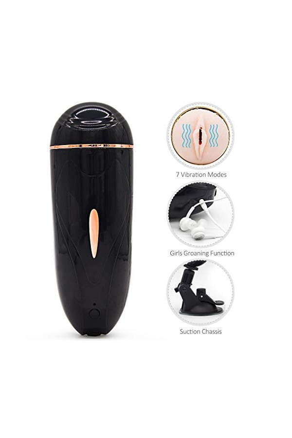 Sucer Cup Toys for Man Aspiration Automatique Mains Libres Modes Vocaux Hommes sex Jouet Jouets pour Hommes-Jouet pour Homme