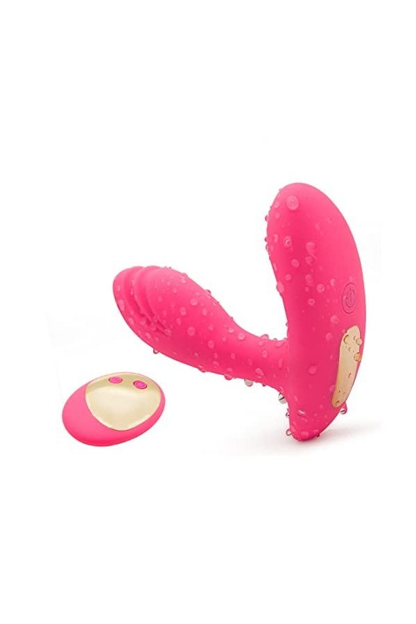 Double Moteur, Chauffante Gode Realiste Rabbit, 30 Vibrant Mode Pour Femme Vibrateur Sexuel Stimulateur Clitoris En Silicone 