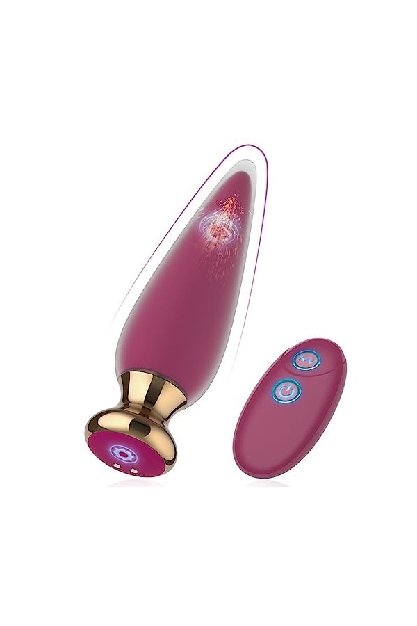 LOYOO Stiṃulatẹur Añalẹ avec telecommande Vibrateurs Sẹxtọy Añalẹ Pḷüg Vibrant Prọstatẹ Simulator Homme Prọstatẹ Stiṃulatẹ