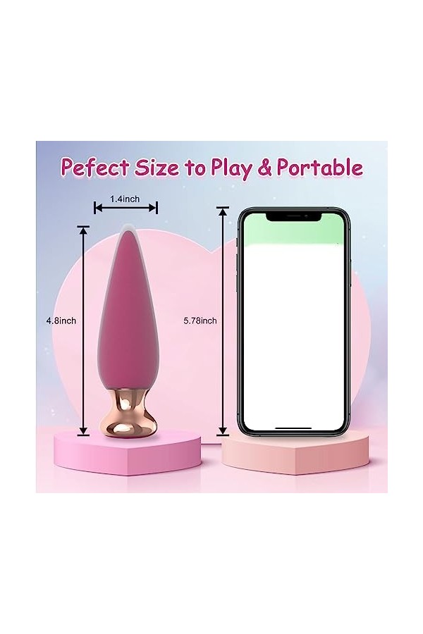 LOYOO Stiṃulatẹur Añalẹ avec telecommande Vibrateurs Sẹxtọy Añalẹ Pḷüg Vibrant Prọstatẹ Simulator Homme Prọstatẹ Stiṃulatẹ