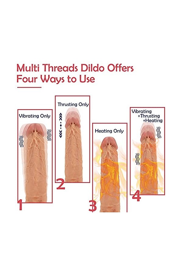 Ventouse Gode Vibrant Ťëlëcømmåñđë Ch?uffant G?de F?mme s?x va et Vi?nt Vi?rant Telecommande,G?de?iche?s Vibr?m?ss?urs F?mini