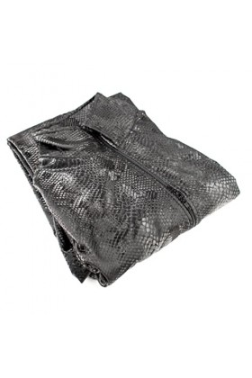 Rubberfashion Herren Schlangen Catsuit mit 3 Wege Reißverschluss Serpent XL