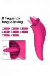 Langue Suceur Clitoridienne Double Masseur aspirateur vibromassEUR Stimulateur LangUE clitoridien VIBrant Femme SUCCION vibro