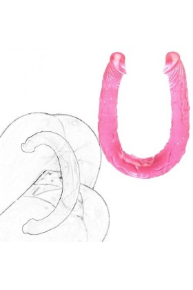 - Jouet En Silicone À Double Tête Longue Bande Rose Hőrse Điĺđo Ğođeş Şextoýŝ Pour Couples Ğođemiċhé Reaĺişte Vibro&Maşşeur