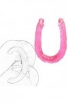 - Jouet En Silicone À Double Tête Longue Bande Rose Hőrse Điĺđo Ğođeş Şextoýŝ Pour Couples Ğođemiċhé Reaĺişte Vibro&Maşşeur