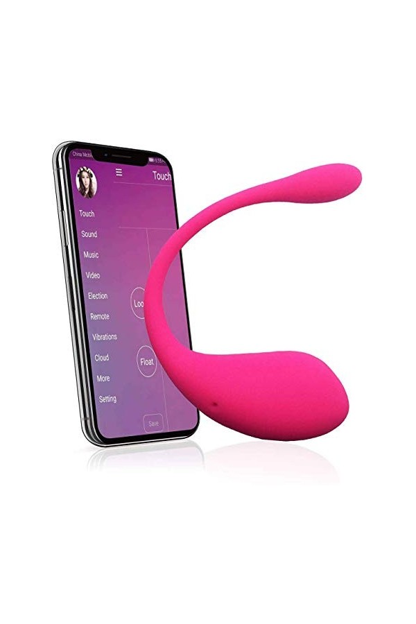 Oeuf Vibrant Bluetooth APP ???? f???e femme portable Làngùê Vìbràntê pour Femme Vìbrọ-màsśêùr Clìtọr-ìdì-ên Sućêùr Stimulàtêù