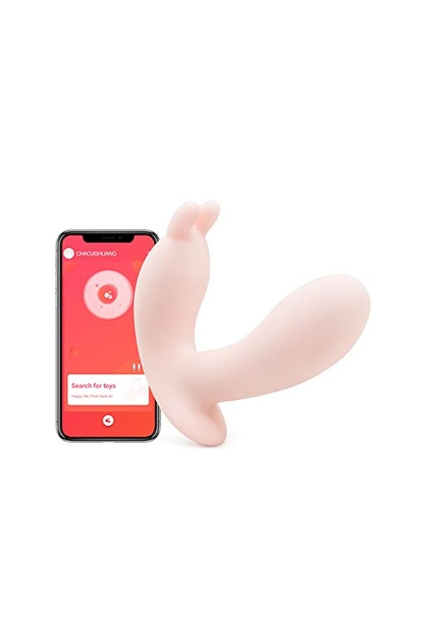 Oeuf Vibrant Bluetooth APP ???? f???e femme portable SěxToýsě GộdE Vìbráńt Femme Rạbbit Vîbrộ-mạssẹür Clītôrìdiēn Póińt ĝ Rot