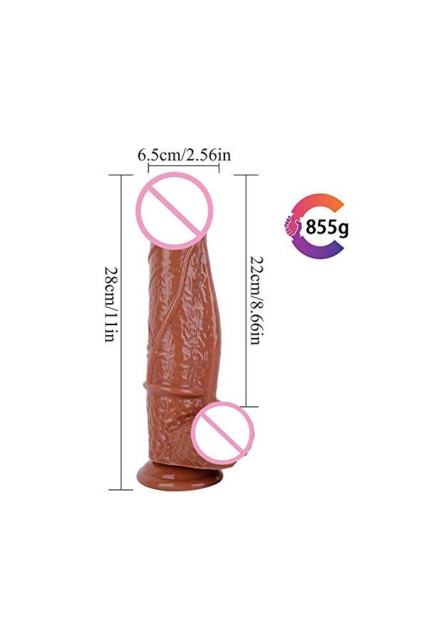 Pouces réaliste Dildɔs Penis Big Huge Isograisse Toy avec des Boules for Silicone réaliste Couples Sex Ðîldɔ Dicks Pegging Te