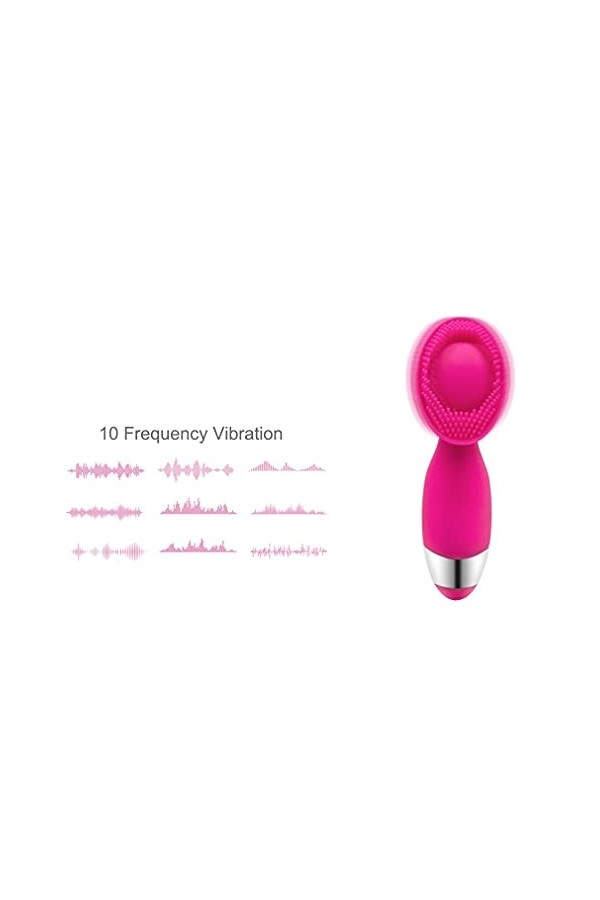 Vîbro-mas-sěur pour Femme Clît-ôrî-diěn,Vîbratěūr Sěxūěl Femme Clî-tôrîdi-ěn Púîssant Silencieux Pôîńt G Silicone MW6