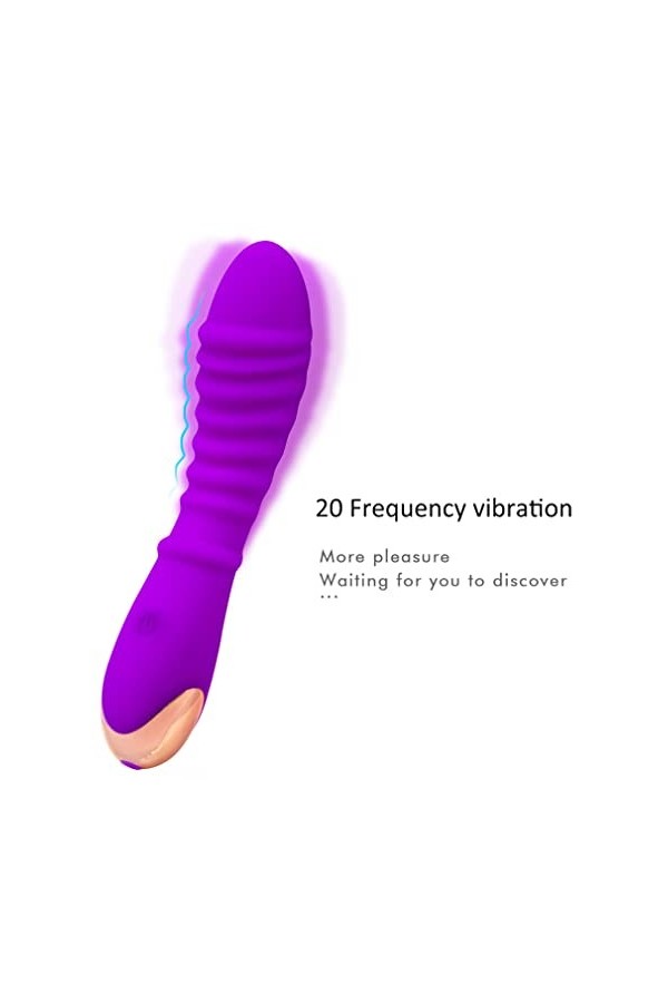 AVIMYA Vìbromässěur Vìbränt Femme Couples Mässěur, Vìbrätěur Clìtorìdiěn Sěxūěl Femmes Puissant Pőińt Ġ Rechargeable Silencie