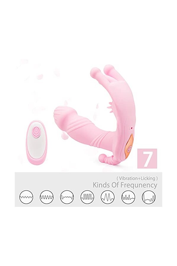 Wearable Vibrant Vìbròmássěur Clìtòrìdiěn Sucěur Pòìnt G Telecommande Vìbránt Femme Super Puissant Massage Femmes şěx Silenci